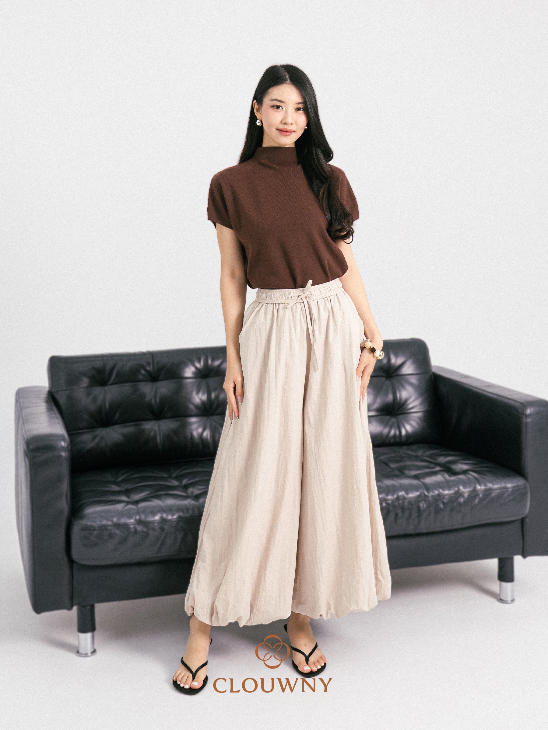Sasya Ballon Pants - Khaki